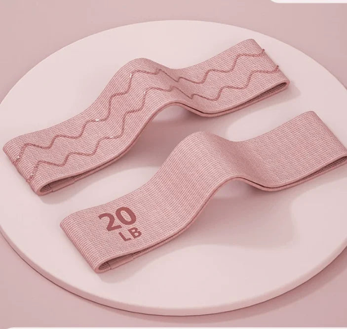 Fabric Resistance Bands, Hip Circle Bands for Squats, Pilates, Yoga, and Strength Training