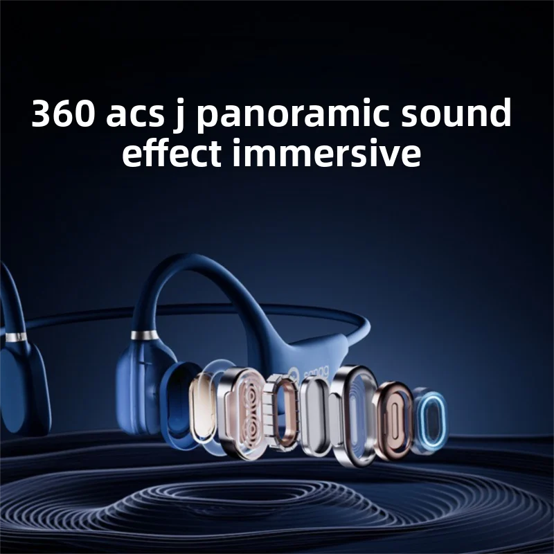 SANAG A5X Bone Conduction Running Headphones – Wireless, Open-Ear, Waterproof, Bluetooth 5.1