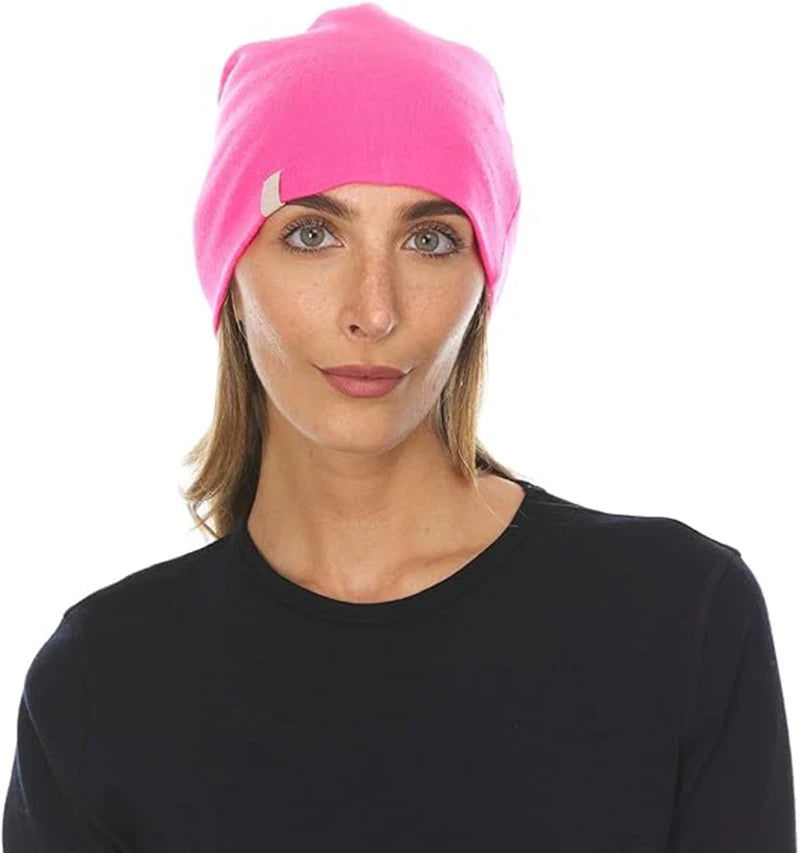 SERBEWAY Merino Wool Beanie Unisex Winter Hat for Running, Skiing & Outdoor Sports