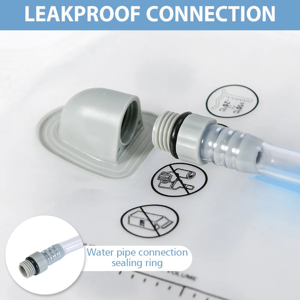 NEWBOLER 2L Hydration Water Bladder – BPA-Free PEVA Reservoir for Running & Cycling