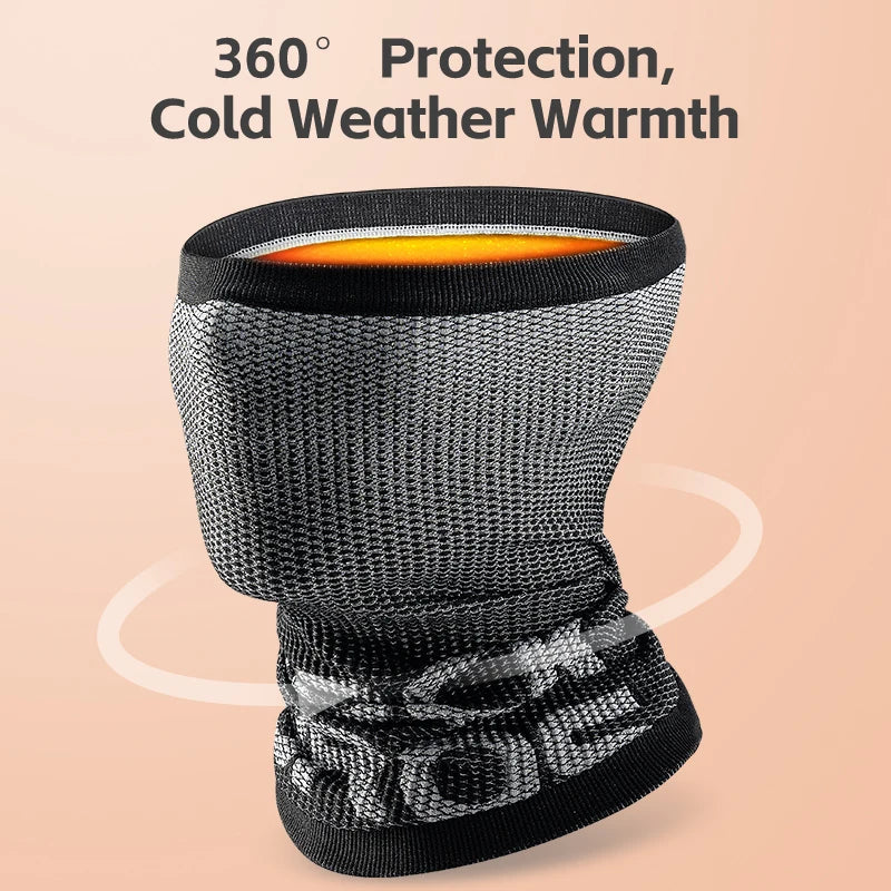 Winter Thermal Bike and Running Balaclava Mask with Full Face Protection, Windproof Headgear