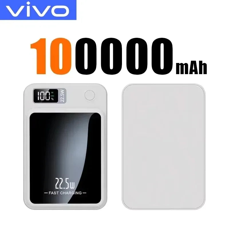 VIVO Magnetic Power Bank 50000mAh Wireless Fast Charger PD 22.5W with Display