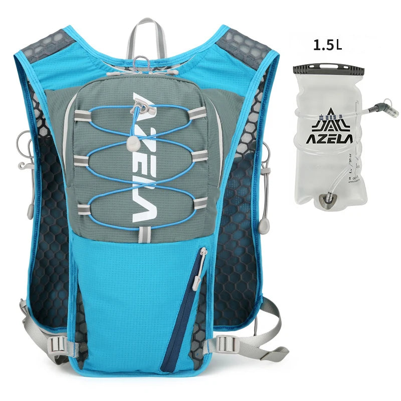 Running Hydration Vest with 1.5L Water Bag, Lightweight Outdoor Cycling and Hiking Backpack