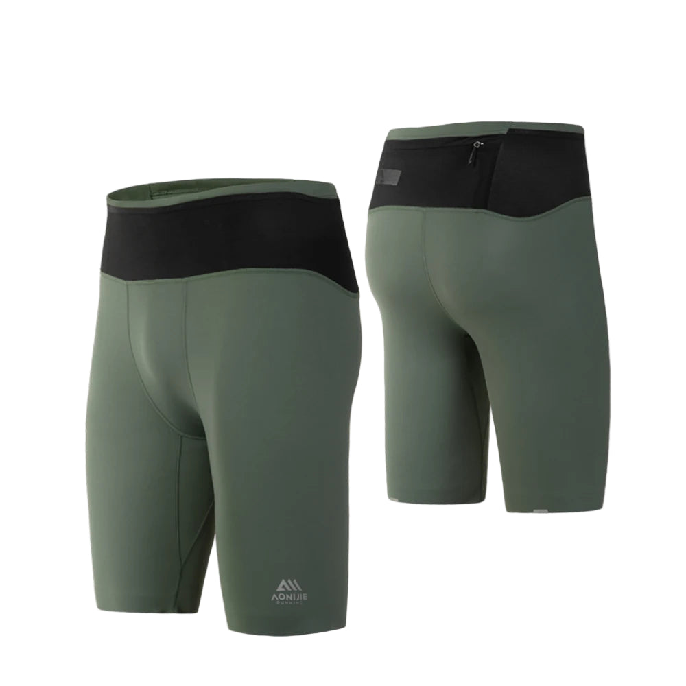 AONIJIE FM5120 Men’s Quick-Dry Compression Shorts Elastic Sports Tights