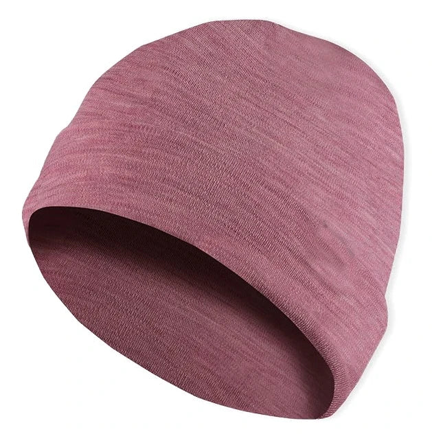 SERBEWAY Merino Wool Beanie Unisex Winter Hat for Running, Skiing & Outdoor Sports