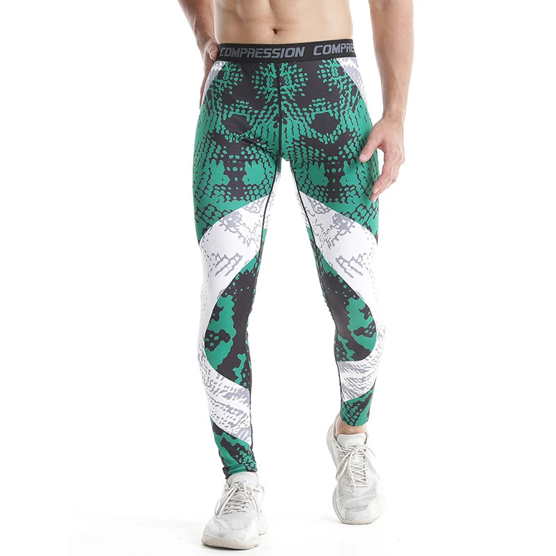 Men’s Compression Pants Sportswear Training Leggings Gym Tights