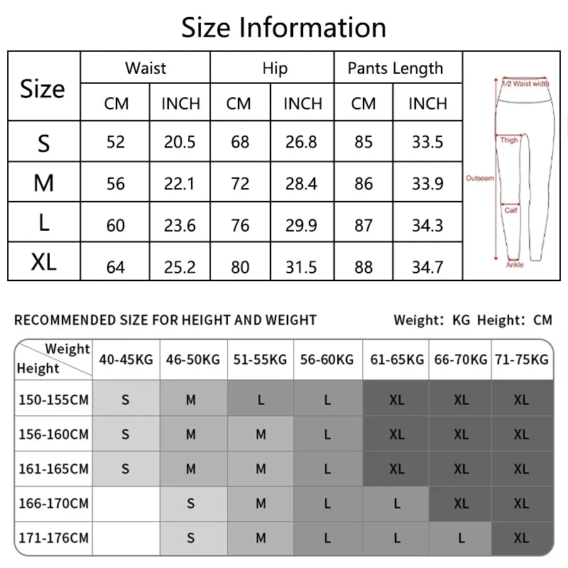 HEARUISAVY High Waist Gym Leggings Quick Dry Compression Yoga Pants Women