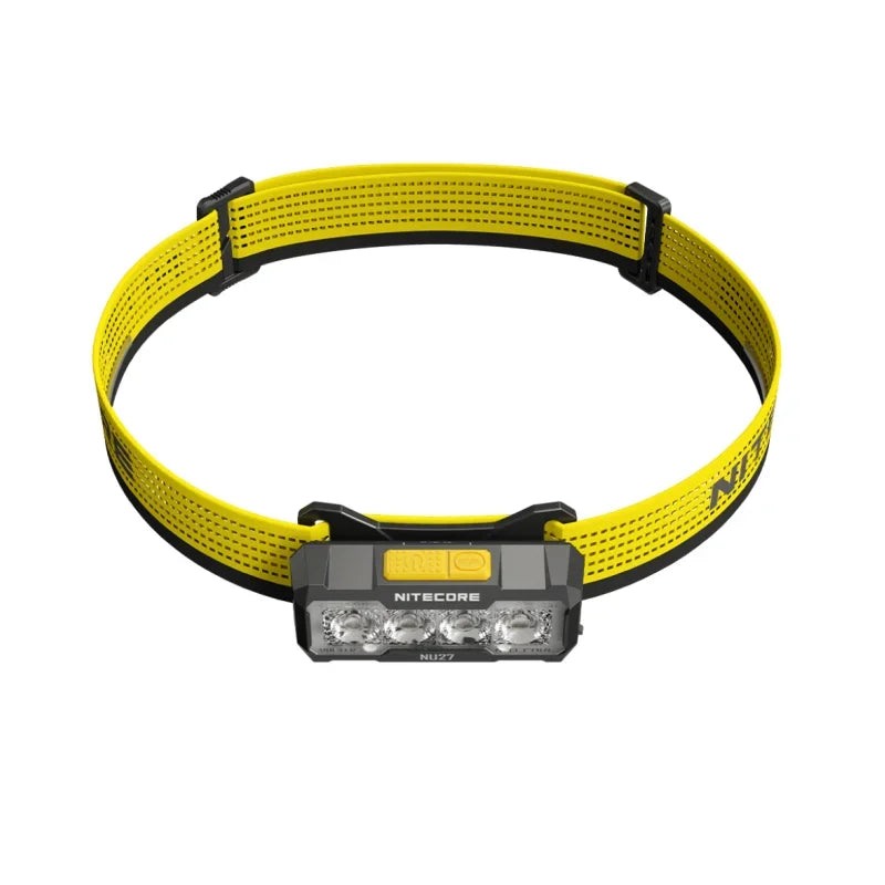 NITECORE NU27 Rechargeable Headlamp – 600 Lumens Triple Colour Output Lightweight Torch