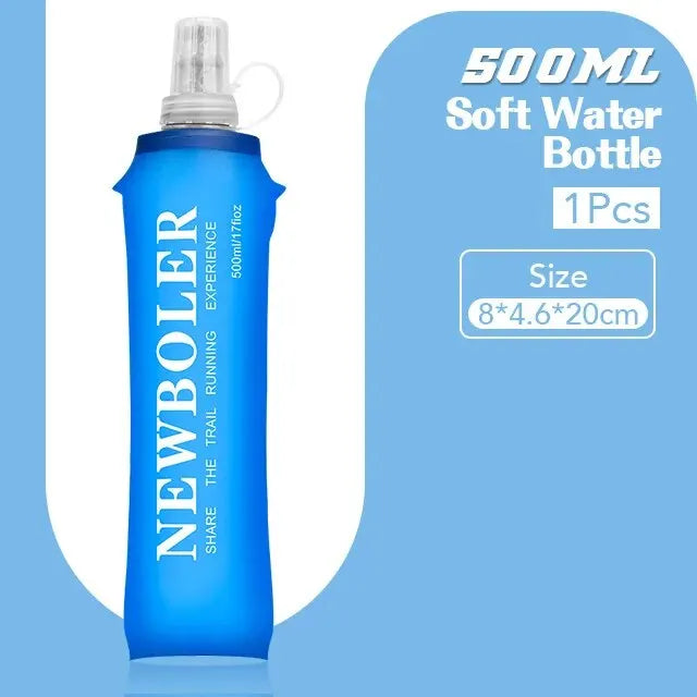NEWBOLER TPU Soft Flask Collapsible Water Bottle (250ml / 500ml)