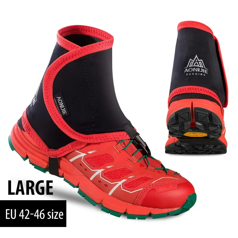 AONIJIE E941 High Trail Running Gaiters Sandproof Reflective Protective Shoe Covers