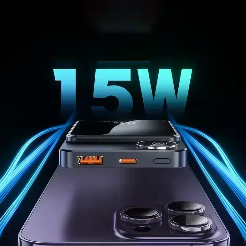 VIVO Magnetic Power Bank 50000mAh Wireless Fast Charger PD 22.5W with Display