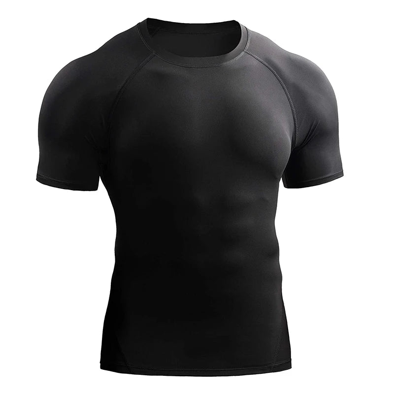 2025 Compression T-Shirt for Men – Quick-Dry Athletic Sportswear