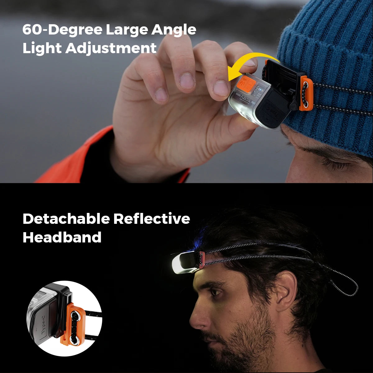 FLEXTAIL TINY HELIO 600Z – Ultra-Light 600 Lumen Rechargeable LED Headlamp for Outdoor Adventures