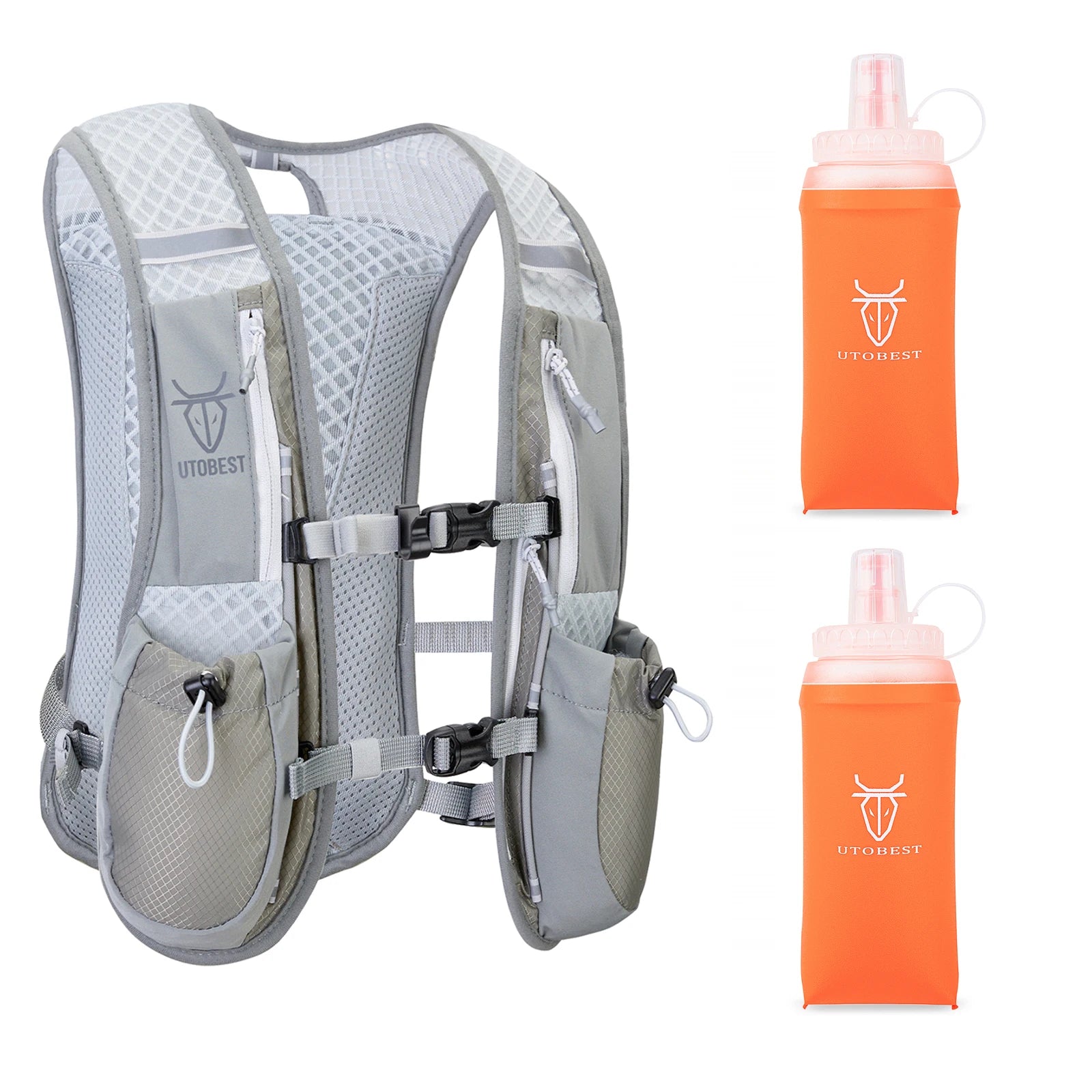 UTOBEST Trail Running Backpack 5L – Ultra Lightweight Hydration Vest for Marathon, Cycling & Hiking