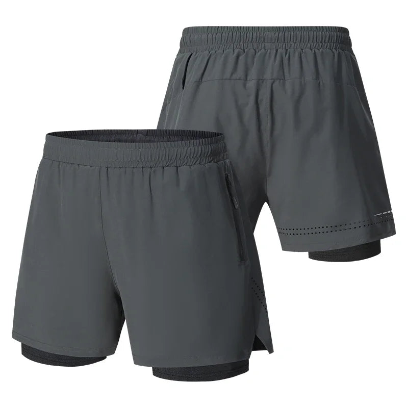 Men's Quick-Dry Running Shorts, Lightweight Gym Workout and Training Shorts
