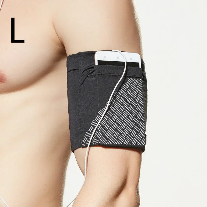 YUNFAN Running Arm Phone Bag Adjustable Sport Armband for Phones Under 6.5 Inch