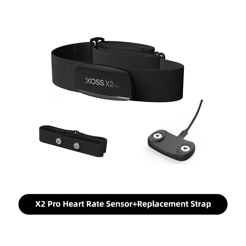 XOSS X2 Pro Chest Strap Heart Rate Monitor – Dual ANT+ & Bluetooth Fitness Sensor