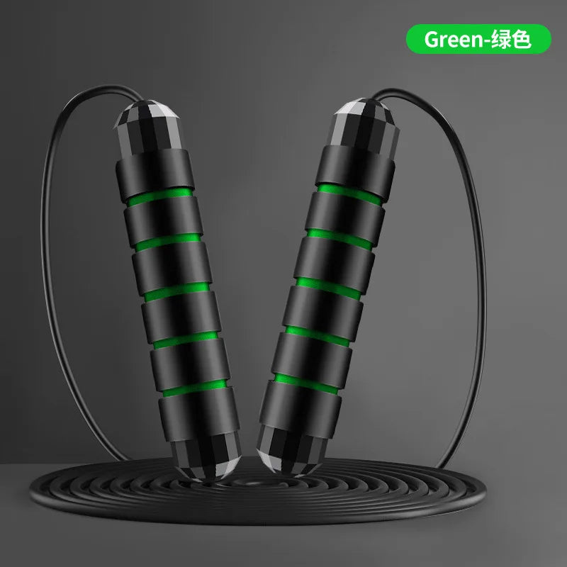 Weighted Wire Jump Rope for Adults | High-Speed Cardio and Strength Training