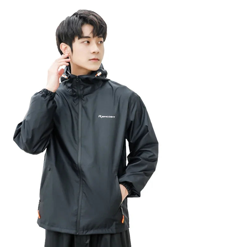 Waterproof Hiking Jacket & Rain Pants for Men and Women – Trekking, Climbing, Cycling, Travel