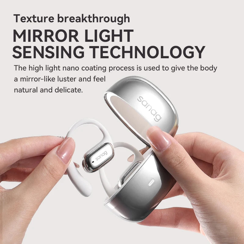 SANAG G30S Open-Ear Bluetooth Headphones – Waterproof Sport Ear Hook Earphones with App EQ