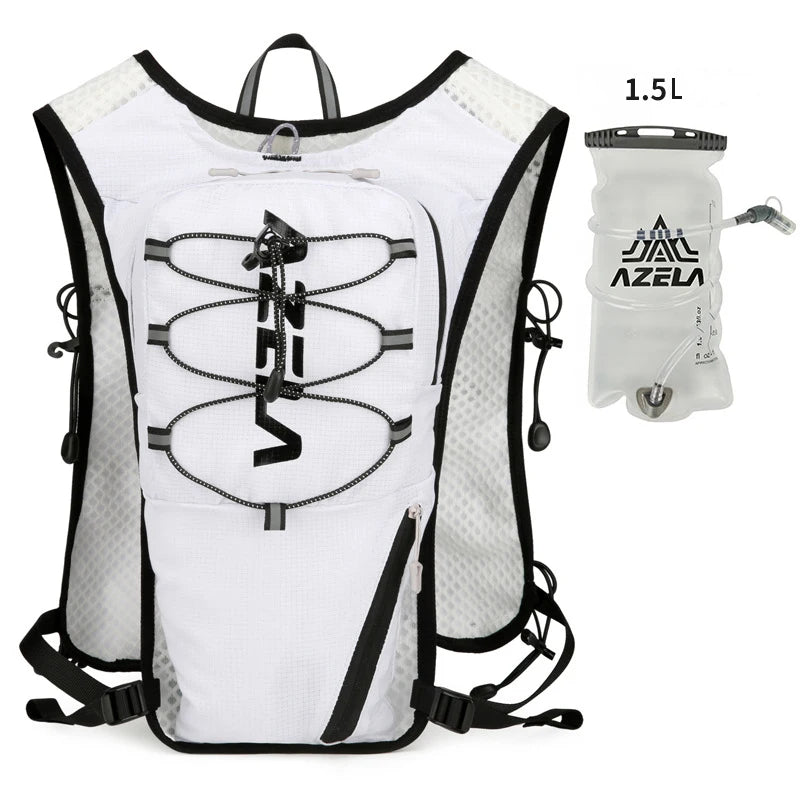 Running Hydration Vest with 1.5L Water Bag, Lightweight Outdoor Cycling and Hiking Backpack