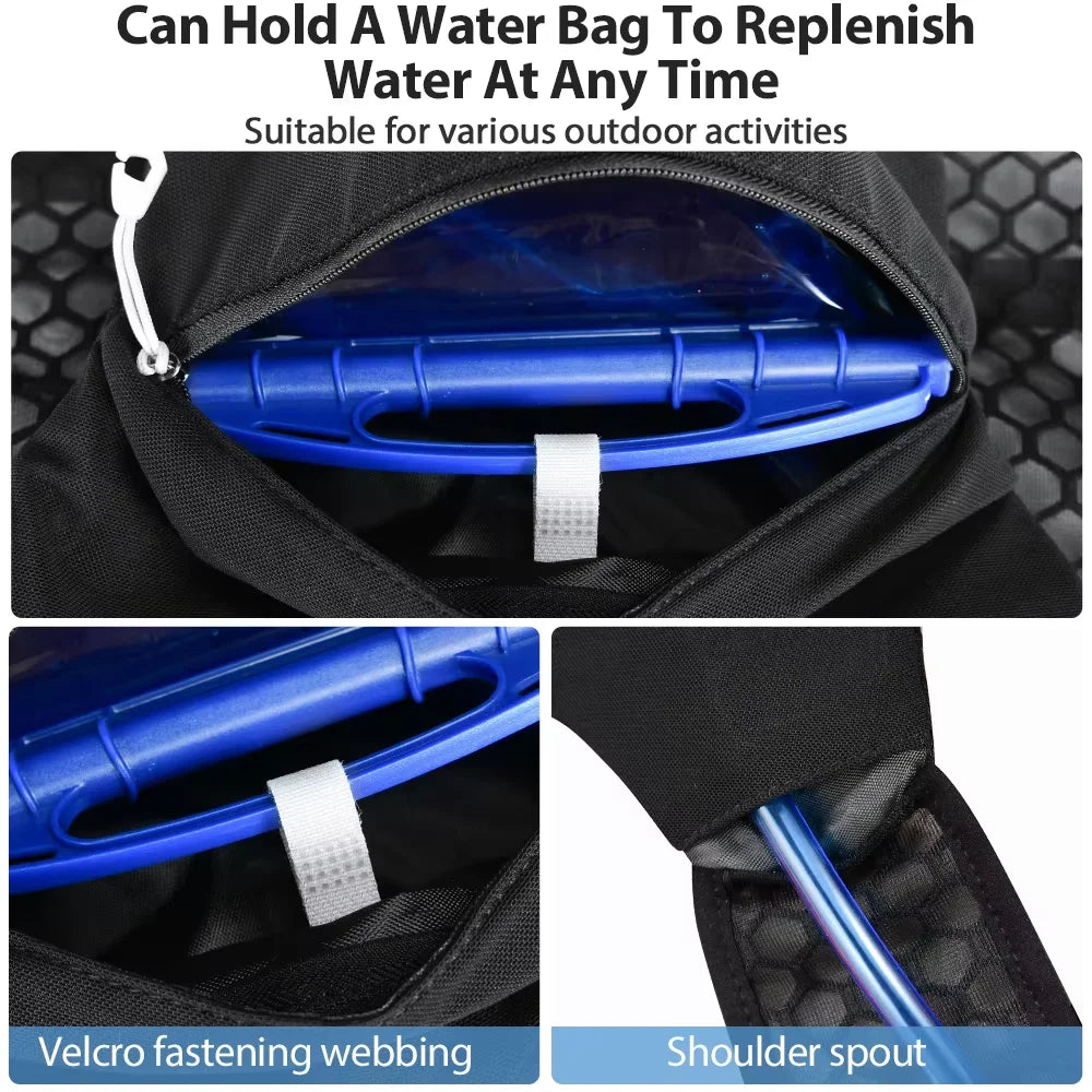 NEWBOLER Breathable Hydration Vest Lightweight Trail Running Backpack