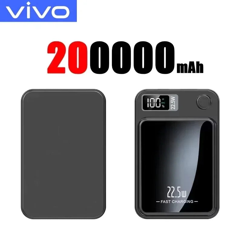 VIVO Magnetic Power Bank 50000mAh Wireless Fast Charger PD 22.5W with Display