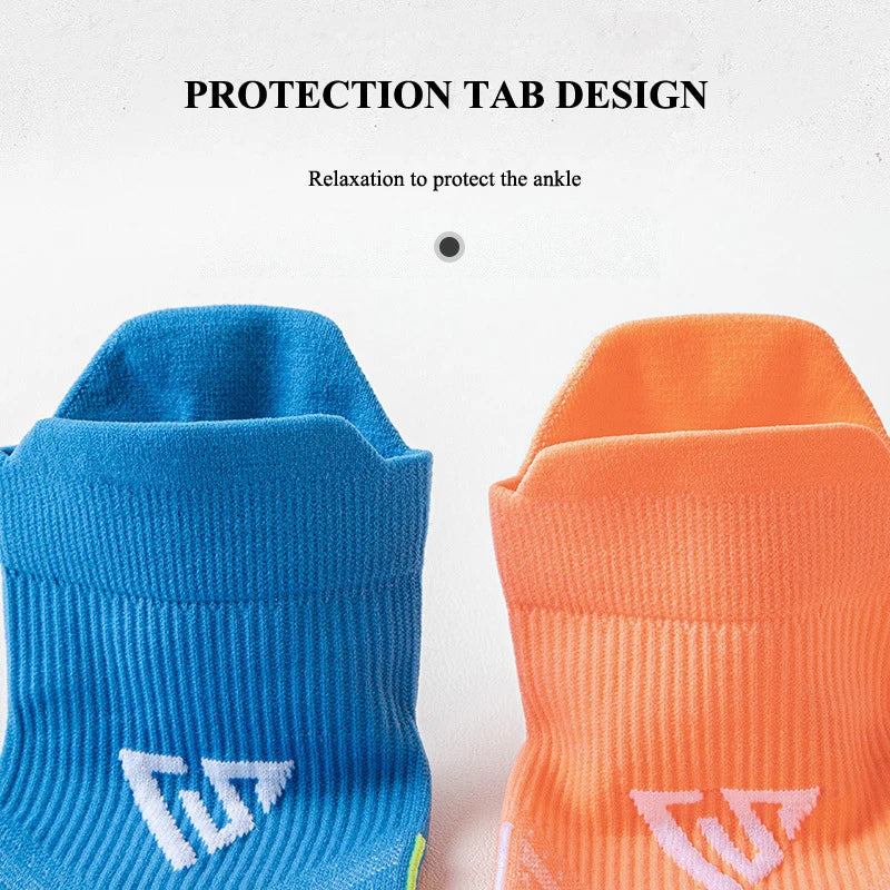 TSODUCE Summer Running Socks – Breathable Quick-Dry Marathon Ankle Socks for Men & Women