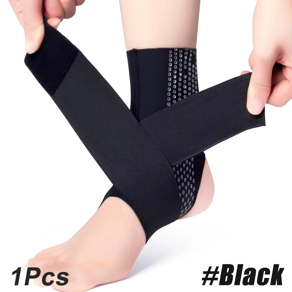Adjustable Compression Ankle Sleeve, Plantar Fasciitis & Tendonitis Support for Swelling & Sprains