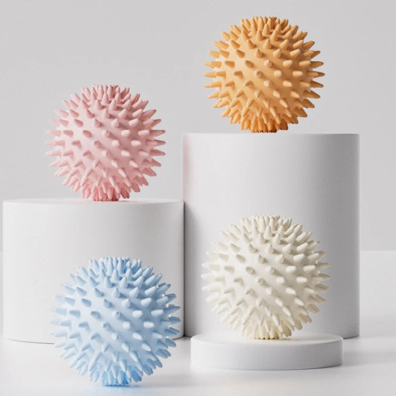 Spiky Foot Massage Ball for Plantar Fasciitis and Muscle Relief| PVC Trigger Point Therapy Ball