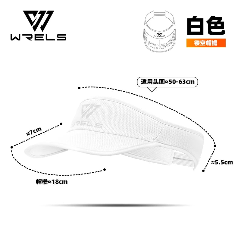 WRELS Summer Sports Visor Hat Breathable Quick Dry Sun Protection Adjustable