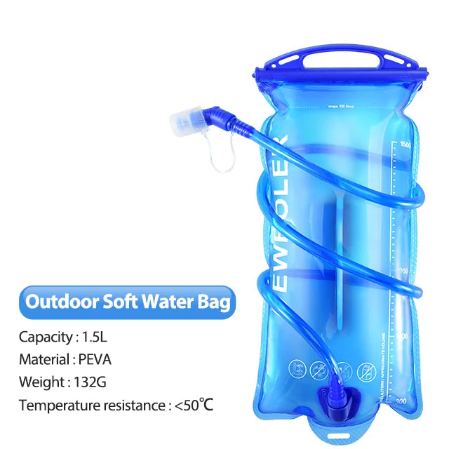 NEWBOLER 2L Hydration Water Bladder – BPA-Free PEVA Reservoir for Running & Cycling