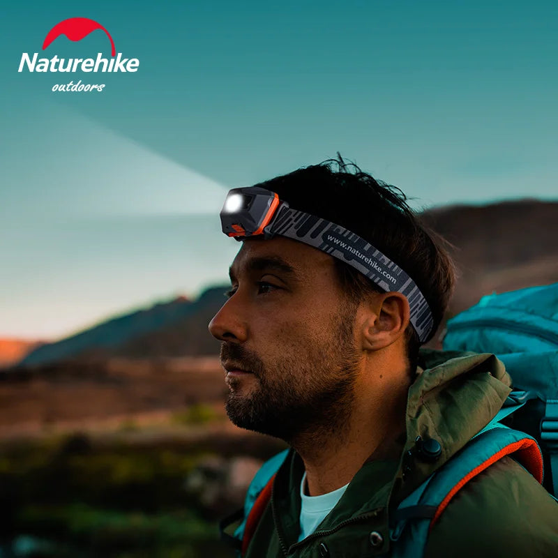 NATUREHIKE TD-02 Headlamp – 150 Lumen Rechargeable LED Light for Hiking & Trail Running