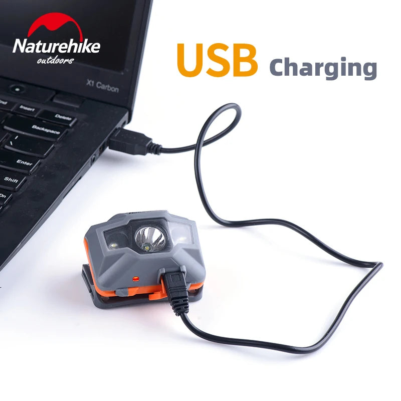 NATUREHIKE TD-02 Headlamp – 150 Lumen Rechargeable LED Light for Hiking & Trail Running