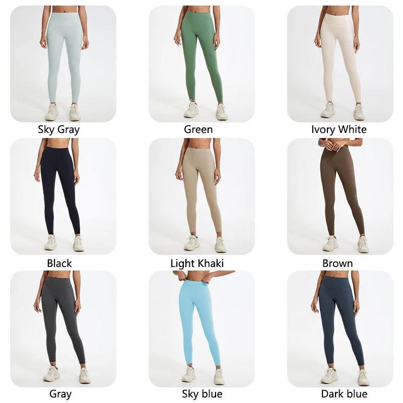 HEARUISAVY High Waist Gym Leggings Quick Dry Compression Yoga Pants Women
