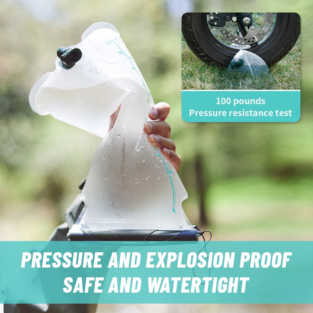 NATUREHIKE Spring Water Bag – 3L Portable Hydration Bladder for Camping, Hiking & Trekking