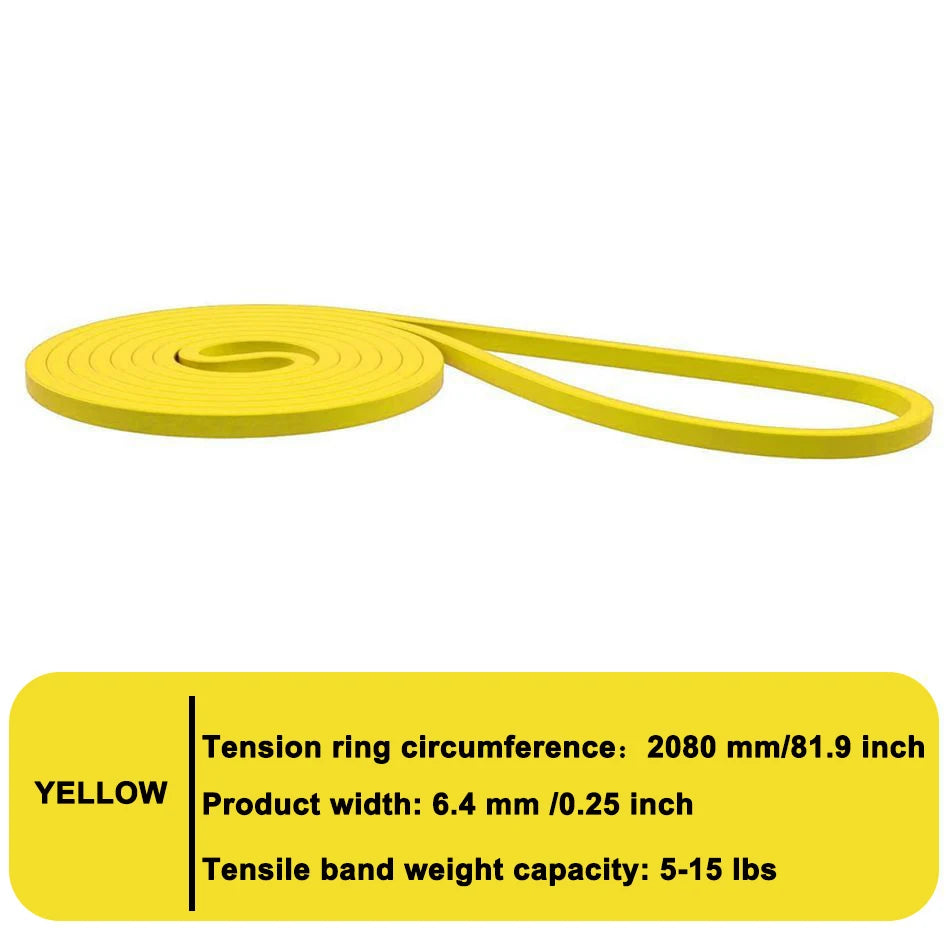 Elastic Resistance Bands, Pull-Up Assist and Strength Training for Home, Runners or Gym Workouts