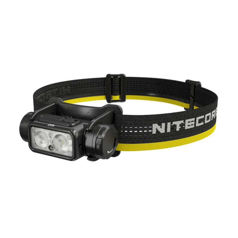 NITECORE NU53 Rechargeable Headlamp – 1800 Lumens, 6000mAh Battery, Ultra-Wide Beam