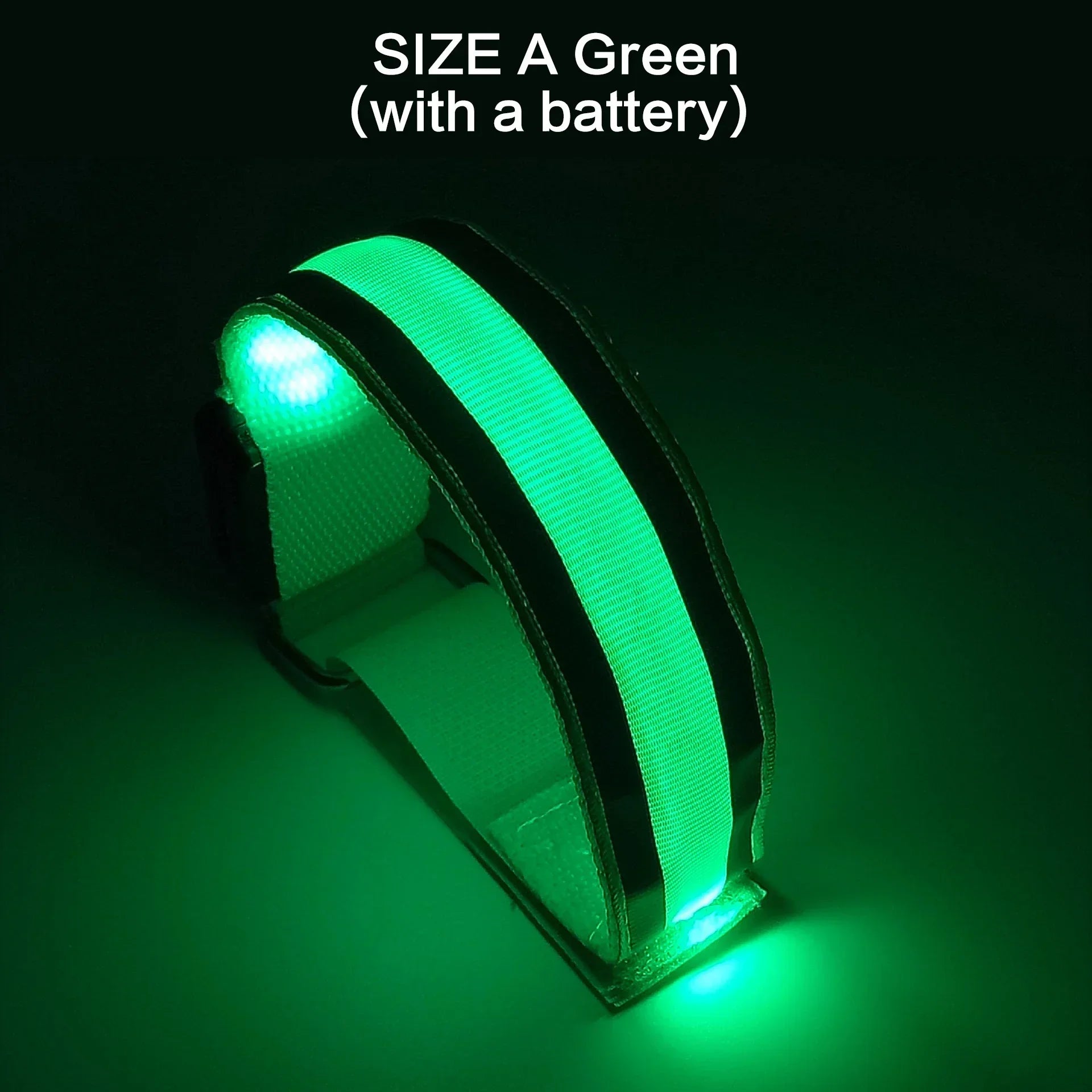 LED Reflective Armband | USB Rechargeable Safety Light Band for Night Running, Cycling, Walking