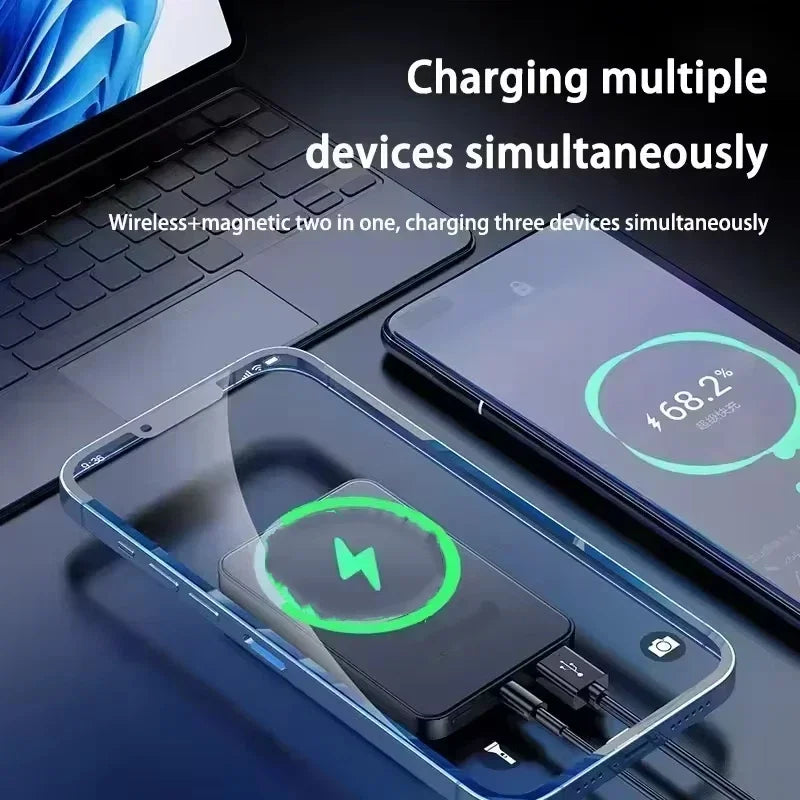VIVO Magnetic Power Bank 50000mAh Wireless Fast Charger PD 22.5W with Display