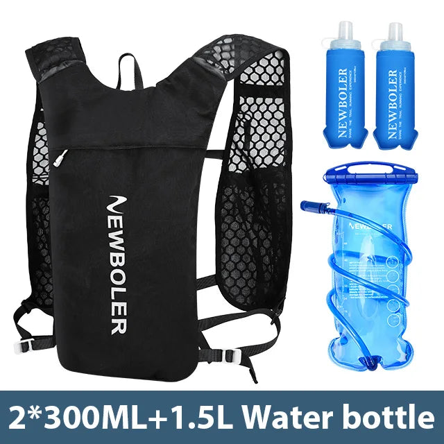 NEWBOLER Ultralight Trail Running Hydration Vest Backpack with Bottle