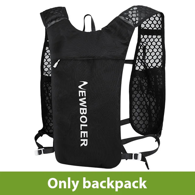 NEWBOLER Trail Running Ultralight 5L Backpack with 2L Hydration Bladder