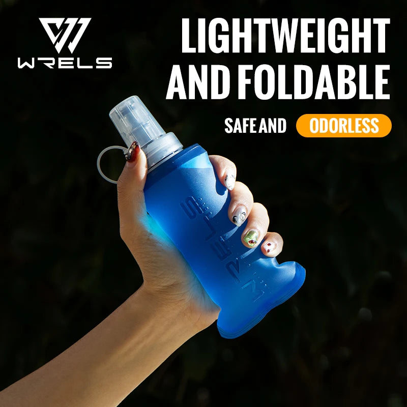 300ml Collapsible Soft Flask, BPA-Free TPU Running Water Bottle for Travel and Sport
