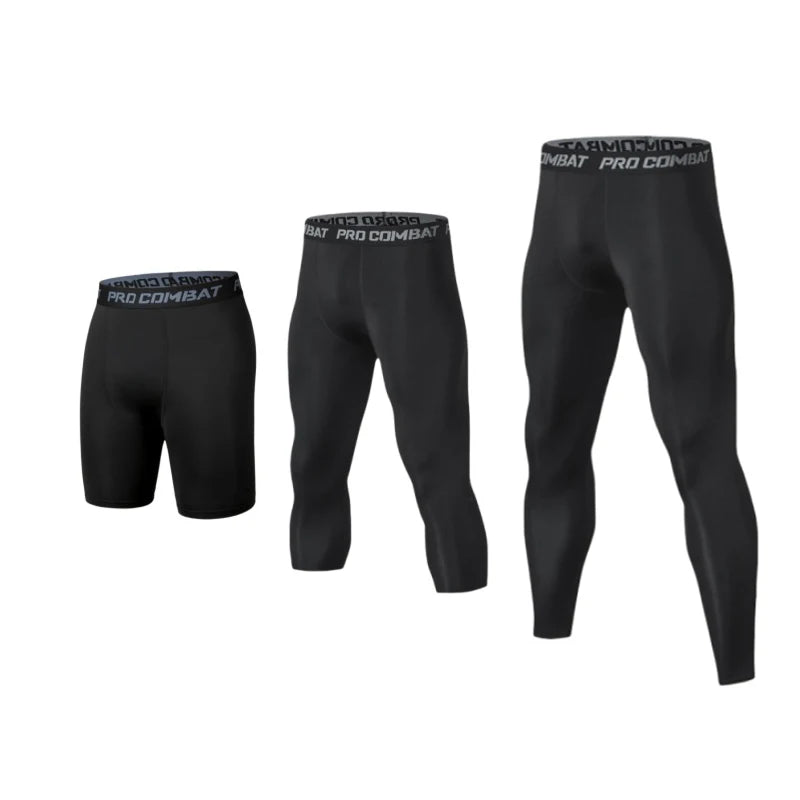 Men’s Compression Tights – Cool Dry Sports Leggings for Running & Workouts