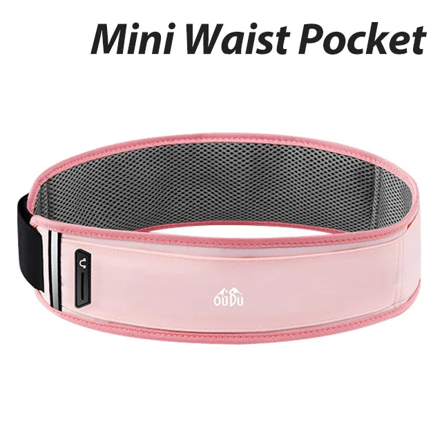 NEWBOLER Sports Fanny Pack Waterproof Running Waist Bag with Bottle Holder