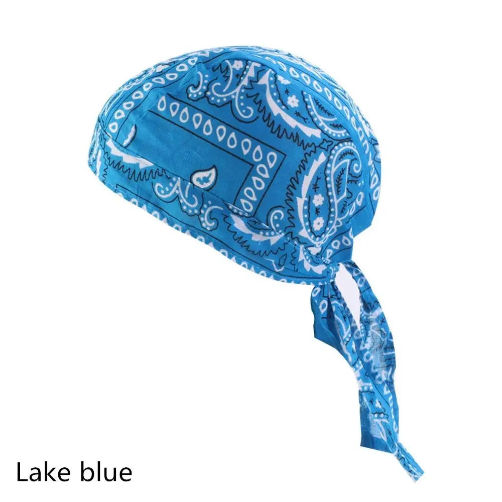 Quick-Dry Cotton Pirate Hat Bandana for Men & Women Outdoor Sports