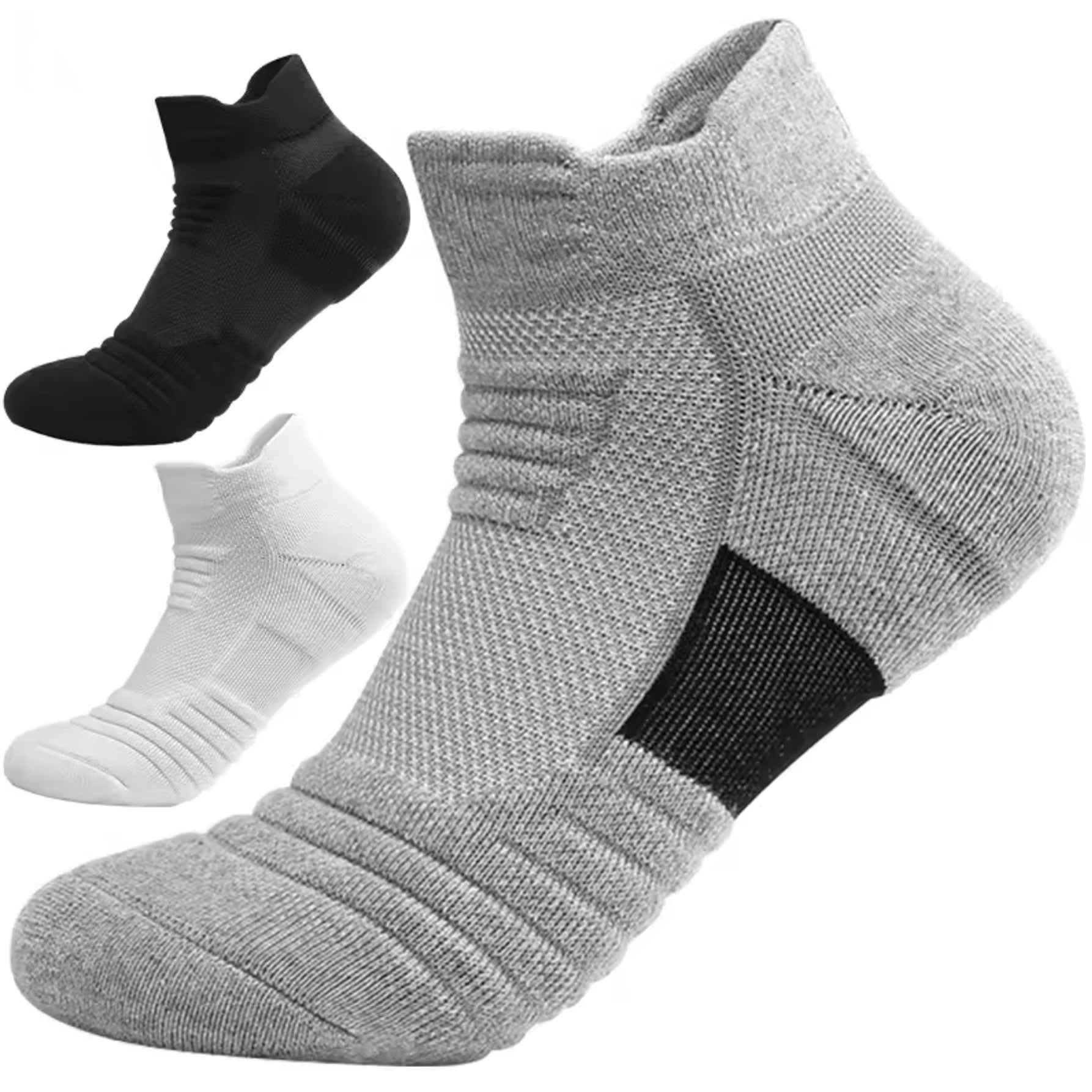 Breathable Athletic Terry Socks Cushioned Running Hiking Sports 6-12 Pairs