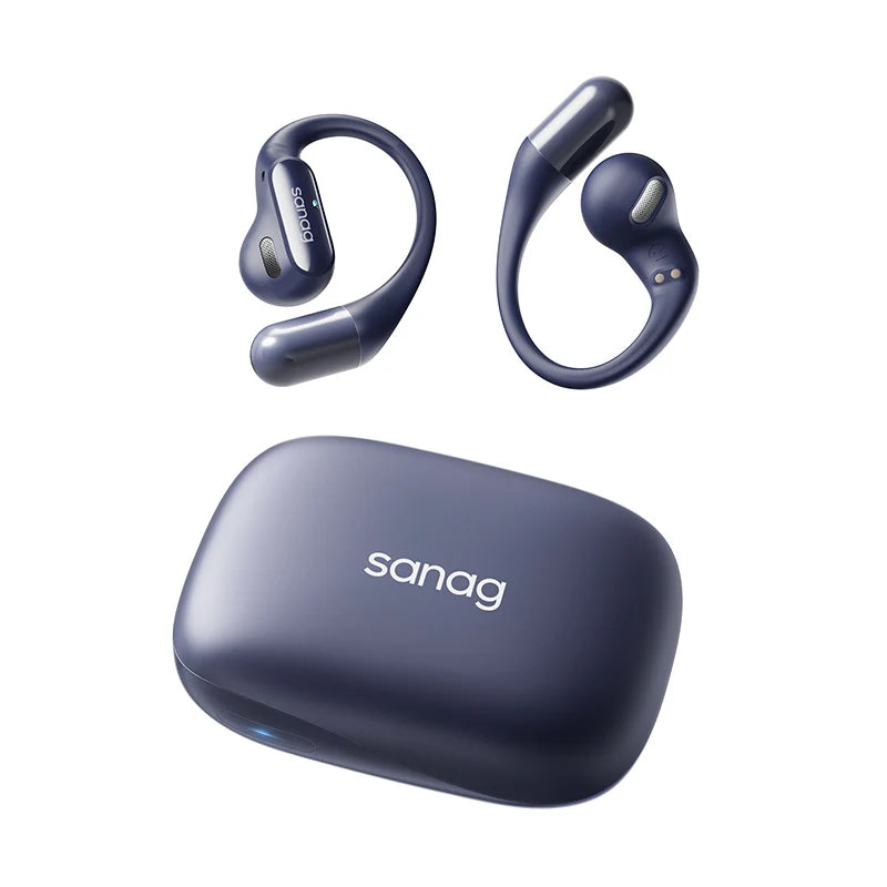 SANAG Open-Ear Wireless Headphones – Lightweight Bluetooth 5.3 with Mic & Low Latency