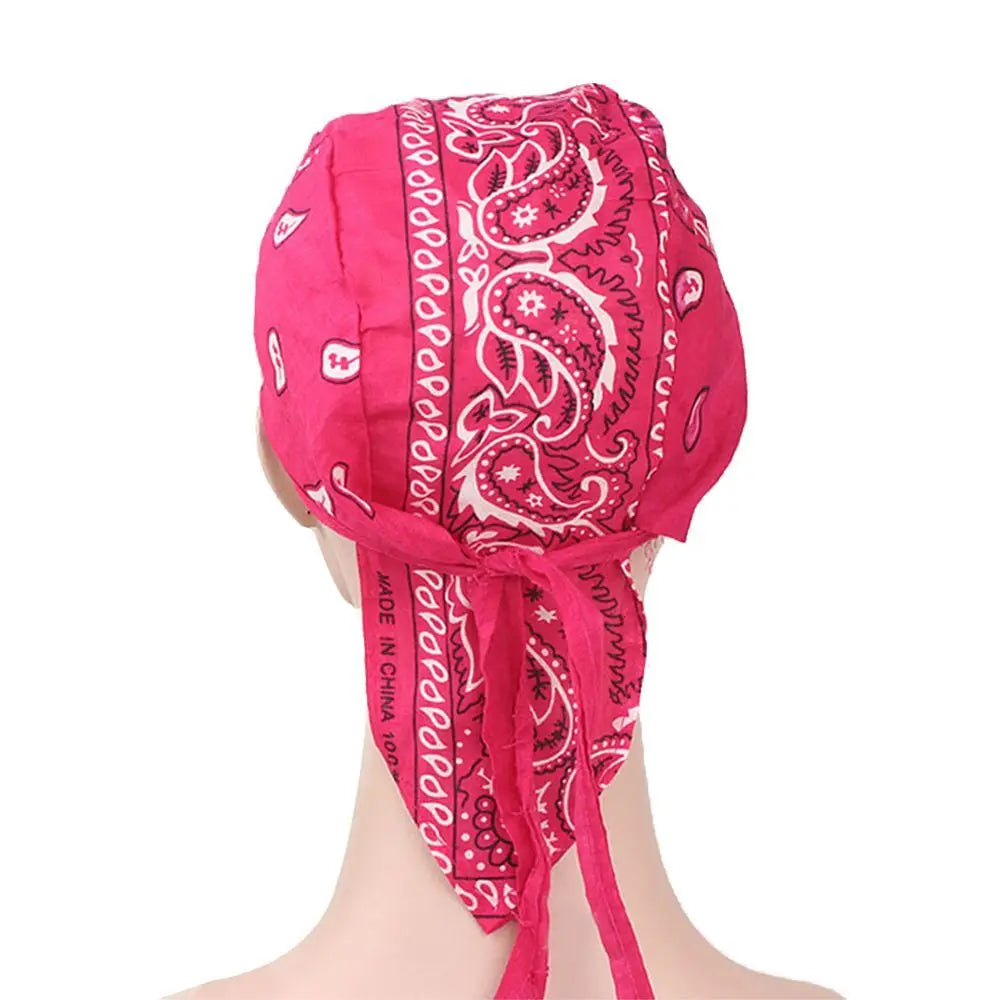 Quick-Dry Cotton Pirate Hat Bandana for Men & Women Outdoor Sports