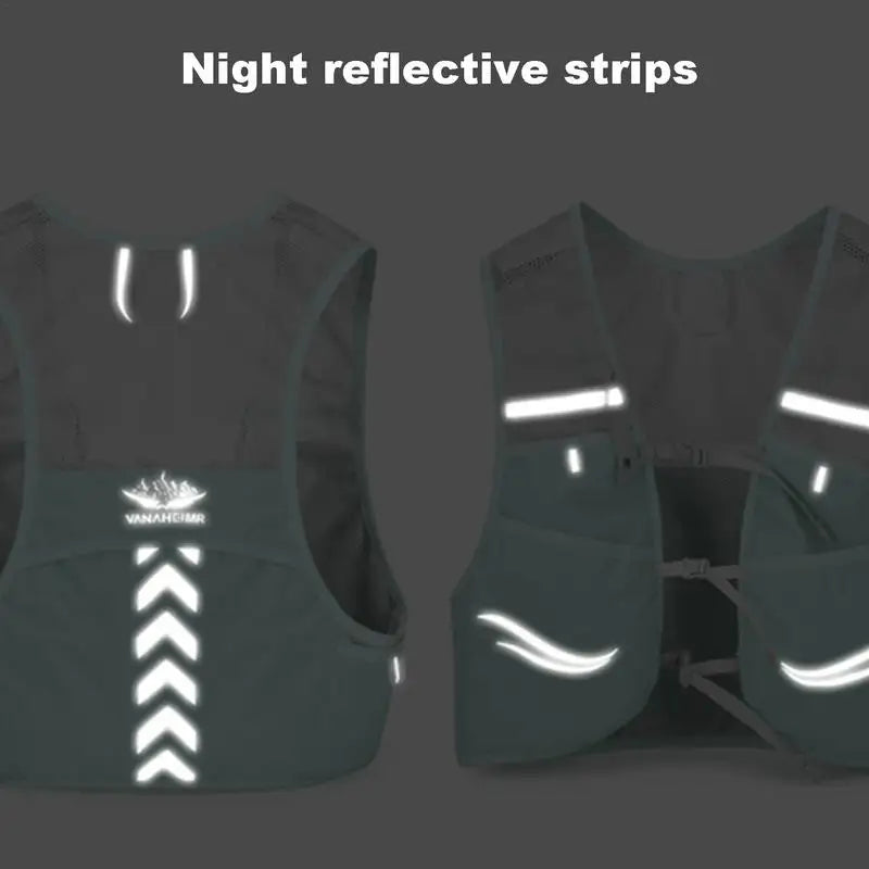 Hydration Running Vest Lightweight Reflective Backpack for Running